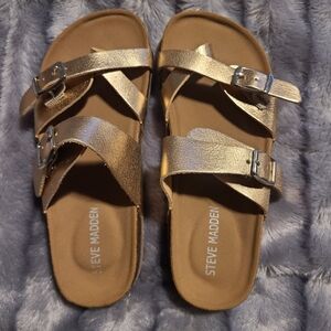 Steve Madden Rose gold sandals size 13